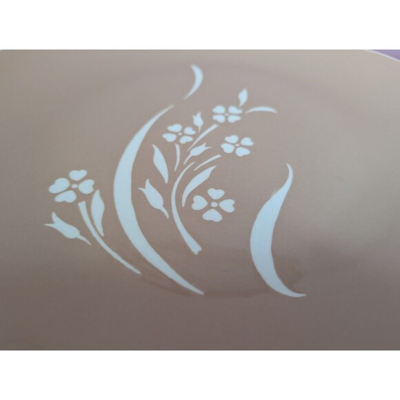 Vintage Harkerware Serving Platter, Pink, 11"x9-1/2", 1950's - Picture 3 of 7